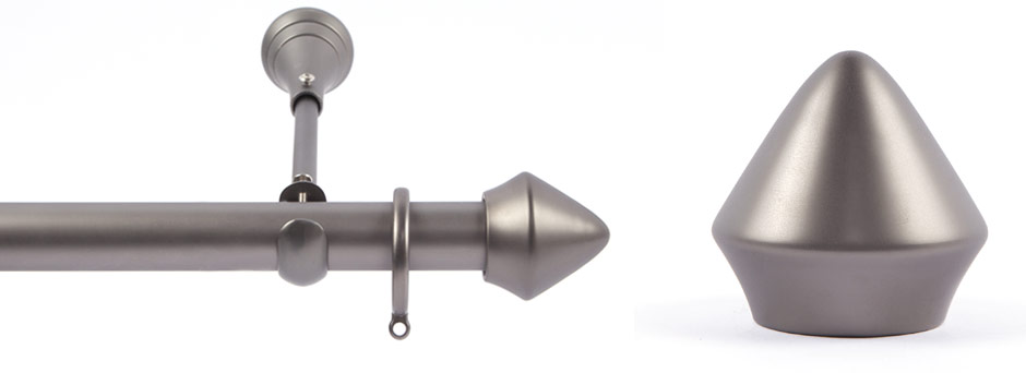 Product Shot - Apollo 291521 Plato Round Finial Gun Metal 2