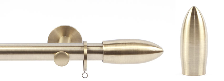 Product Shot - Apollo 291551 Messier Finial Satin Brass 1