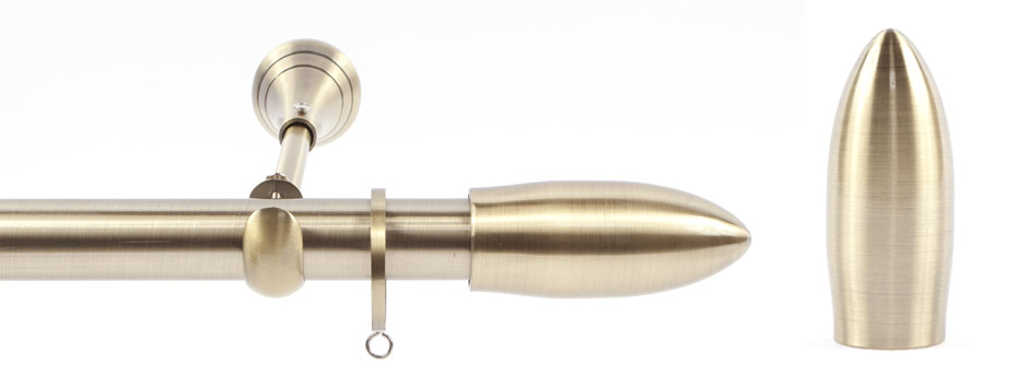 Product Shot - Apollo 291551 Messier Finial Satin Brass 2