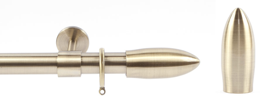 Product Shot - Apollo 291551 Messier Finial Satin Brass 3