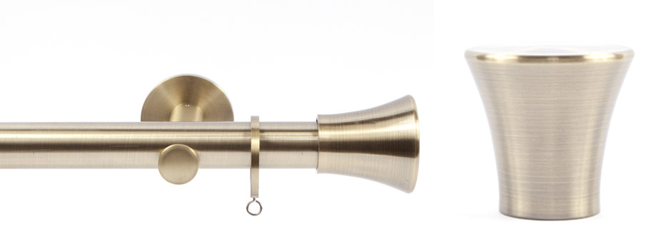 Product Shot - Apollo 291521 Copernicus Round Finial Satin Brass 1