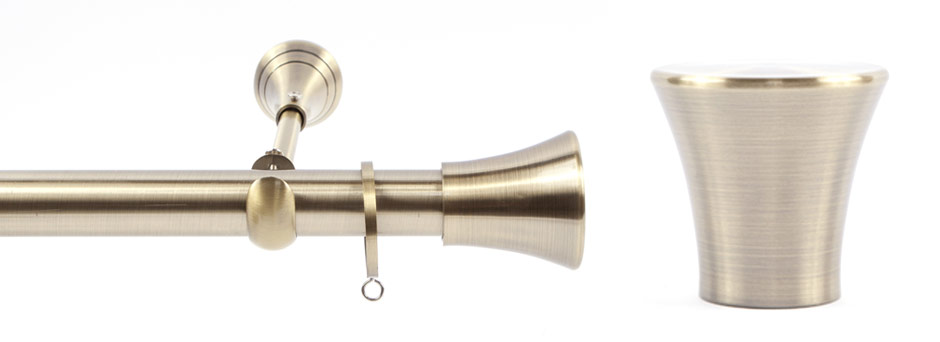 Product Shot - Apollo 291521 Copernicus Round Finial Satin Brass 2