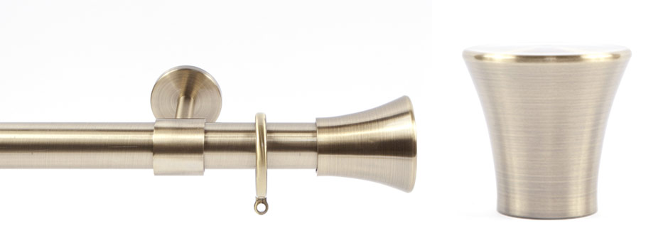 Product Shot - Apollo 291521 Copernicus Round Finial Satin Brass 3