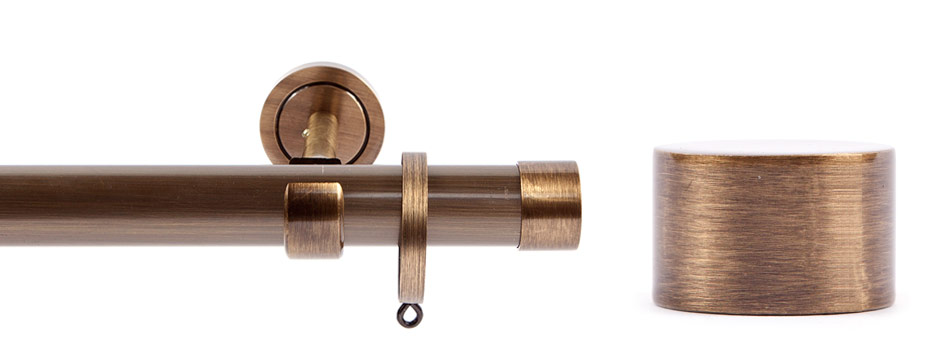 Product Shot - Opera 281001 Endcap Antique Brass