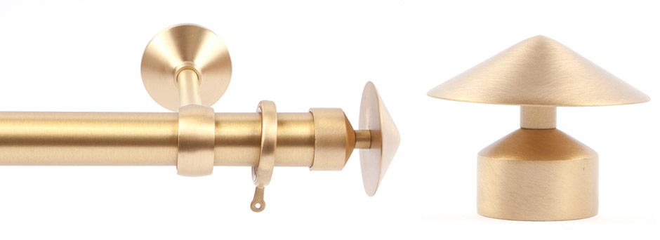 Opera 281601 Aida Finial Brushed Brass 