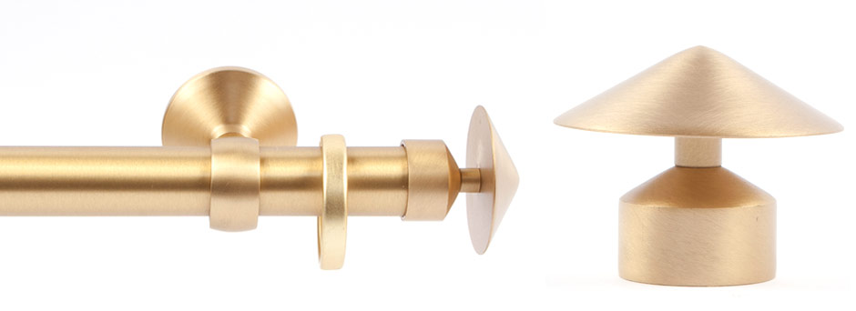 Opera 281601 Aida Finial Brushed Brass 