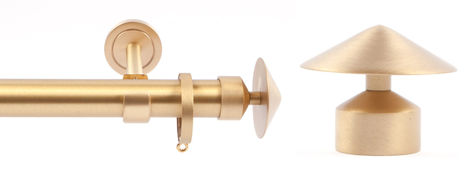 Opera 281601 Aida Finial Brushed Brass 