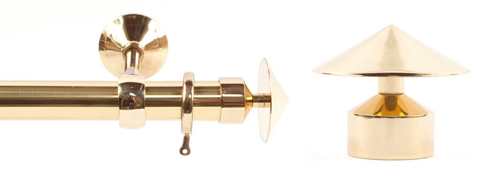 Opera 281601 Aida Finial Polished Brass