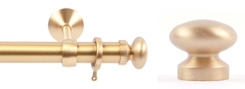 Opera 281601 Bohemia Finial Brushed Brass