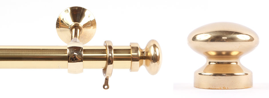 Opera 281601 Bohemia Finial Polished Brass