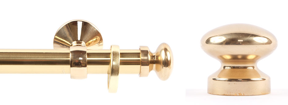 Opera 281601 Bohemia Finial Polished Brass