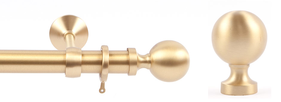 Opera 281603 Carmen Finial Brushed Brass