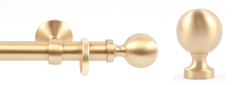 Opera 281603 Carmen Finial Brushed Brass