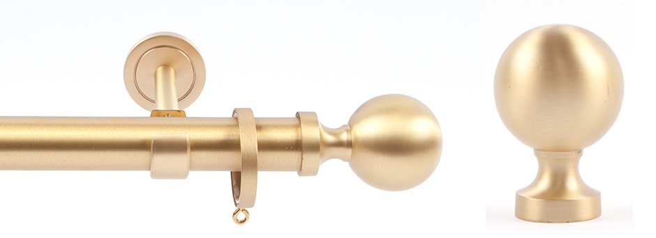 Opera 281603 Carmen Finial Brushed Brass