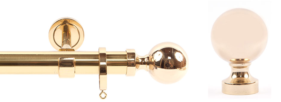 Opera 281603 Carmen Finial Polished Brass