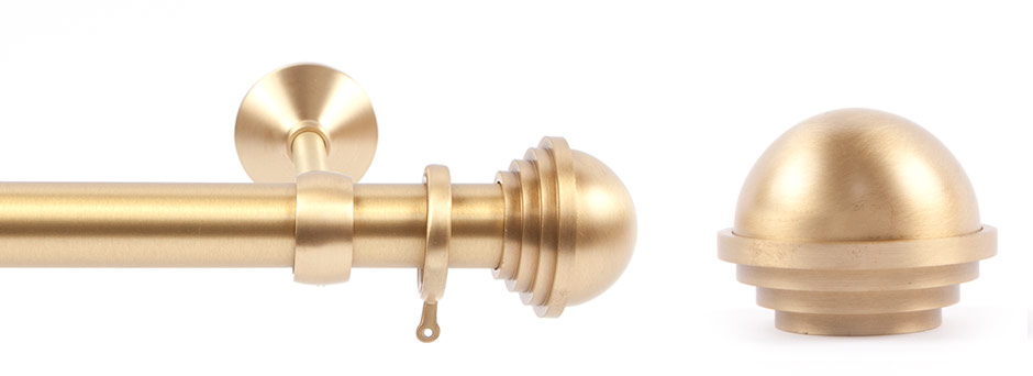 Opera 281605 Electra Finial Brushed Brass