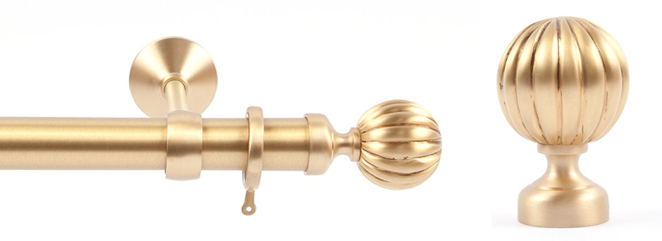 Opera 281606 Fidelio Finial Brushed Brass