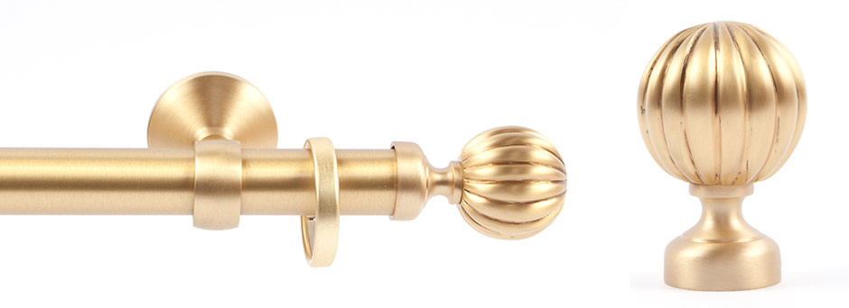 Opera 281606 Fidelio Finial Brushed Brass