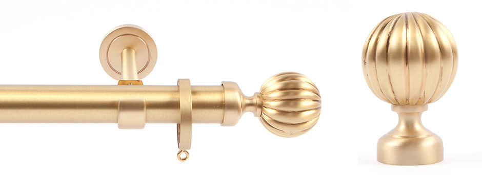 Opera 281606 Fidelio Finial Brushed Brass