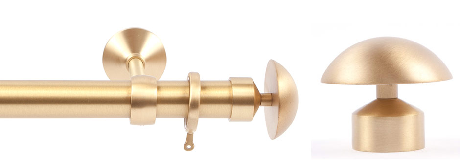 Opera 281613 MacBeth Finial Brushed Brass