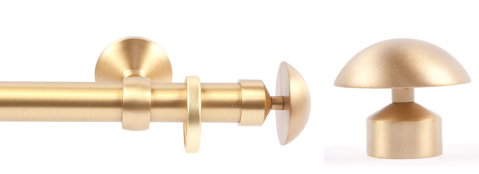 Opera 281613 MacBeth Finial Brushed Brass