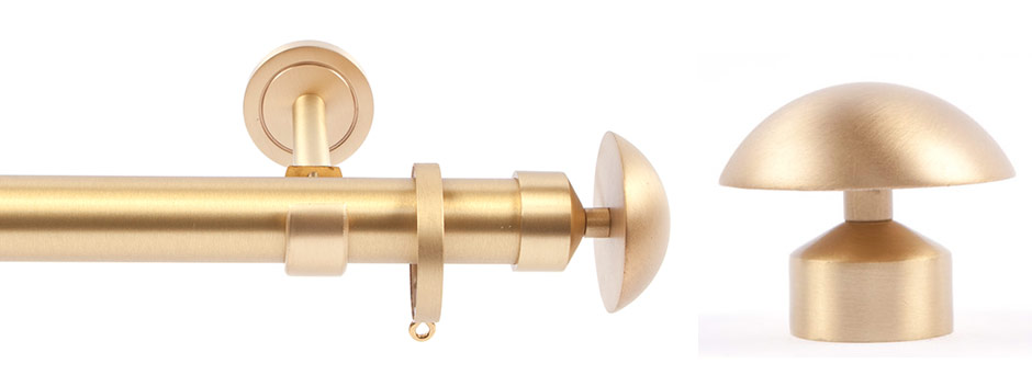 Opera 281613 MacBeth Finial Brushed Brass