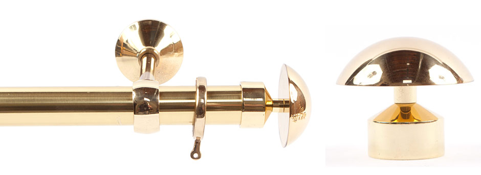 Opera 281613 MacBeth Finial Polished Brass