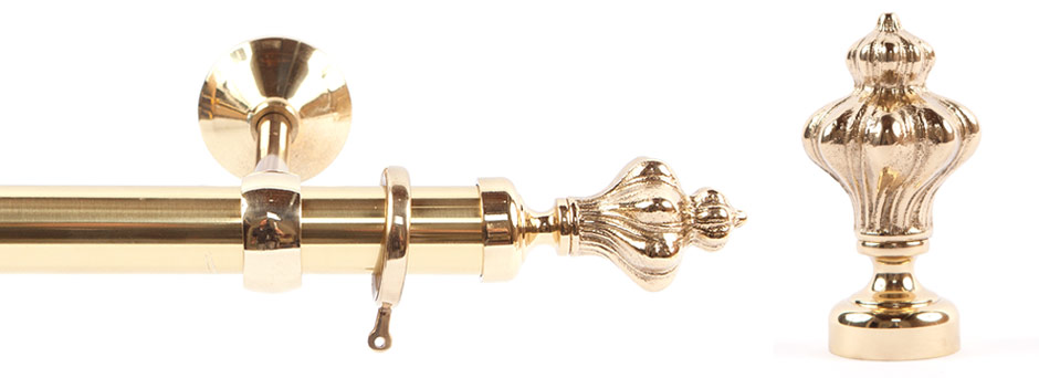 Opera 281614 Nabucco Finial Polished Brass