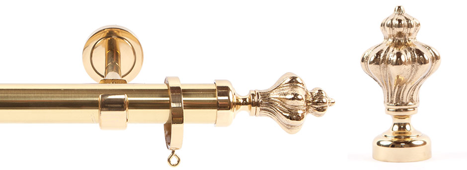 Opera 281614 Nabucco Finial Polished Brass