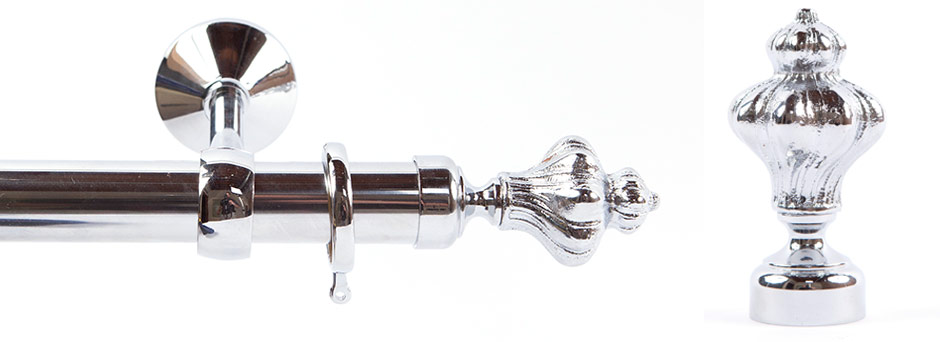 Opera 281614 Nabucco Finial Polished Chrome