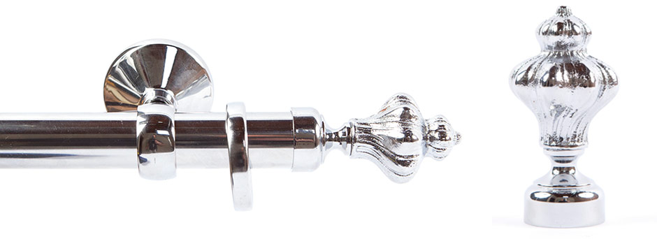 Opera 281614 Nabucco Finial Polished Chrome