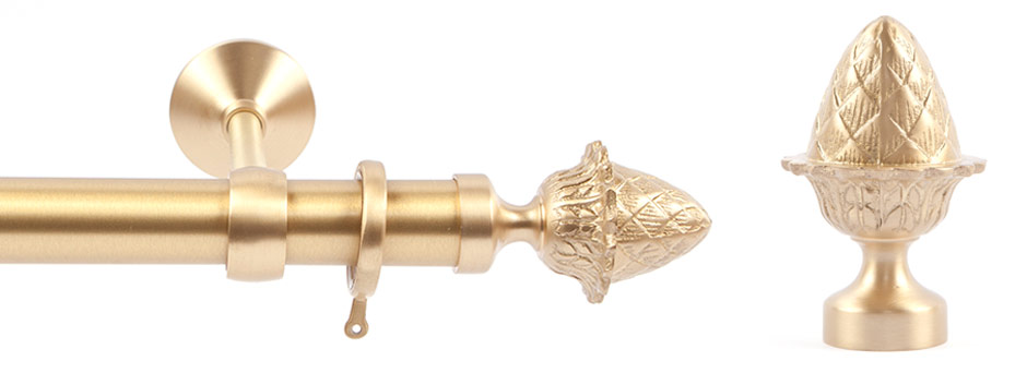 Opera 281615 Othello Finial Brushed Brass