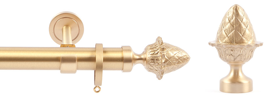 Opera 281615 Othello Finial Brushed Brass