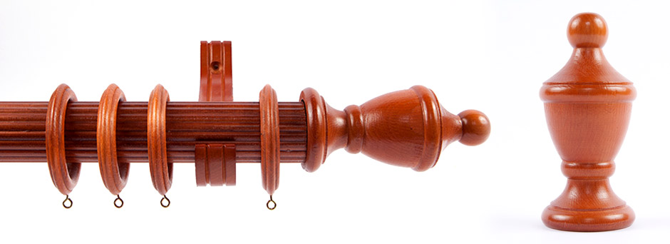 Product Shot - Pinnacle 511270 Yakima Finial Mahogany 1