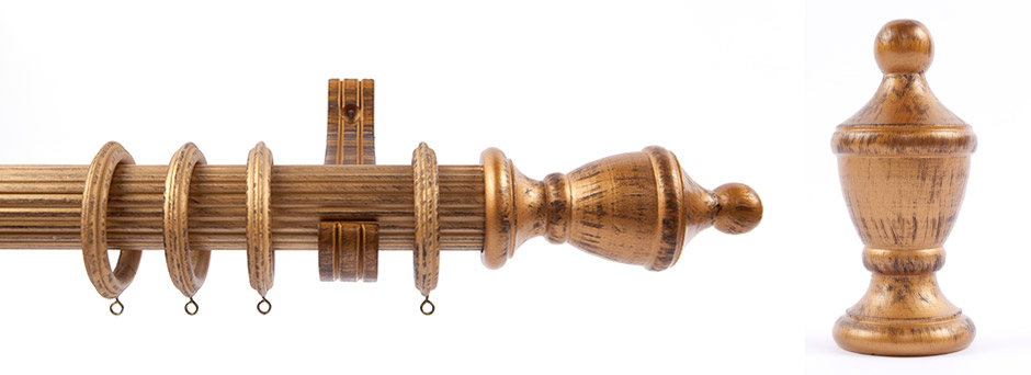 Product Shot - Pinnacle 511270 Yakima Finial Old Gold 1