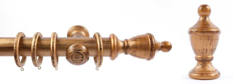 Product Shot - Pinnacle 511270 Yakima Finial Old Gold 2