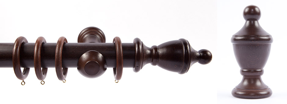 Product Shot - Pinnacle 511270 Yakima Finial Walnut 1