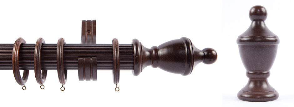 Product Shot - Pinnacle 511270 Yakima Finial Walnut 2