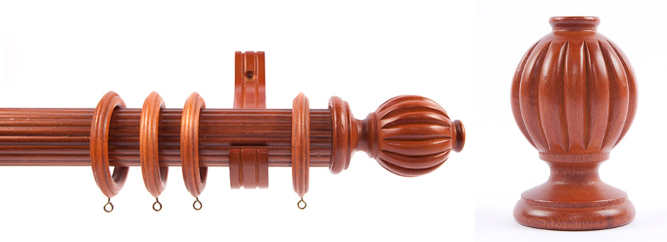 Product Shot - Pinnacle 511310 Andorra Finial Mahogany 1