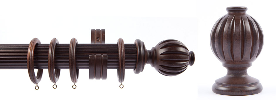 Product Shot - Pinnacle 511310 Andorra Finial Walnut 1