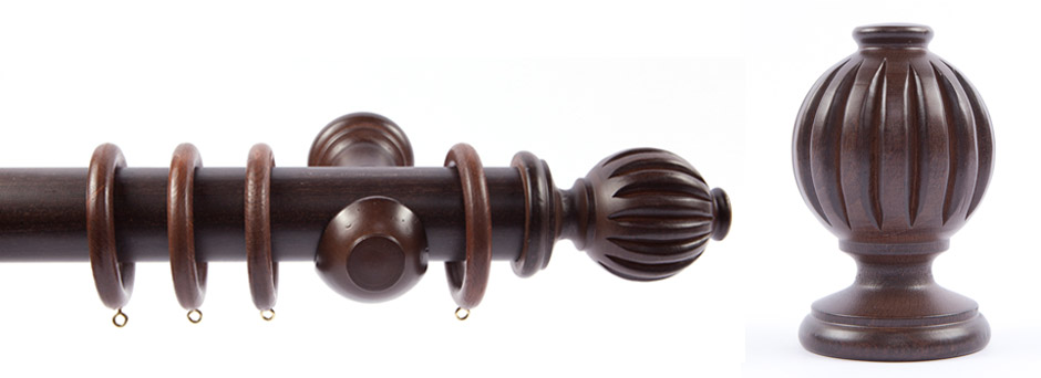 Product Shot - Pinnacle 511310 Andorra Finial Walnut 2