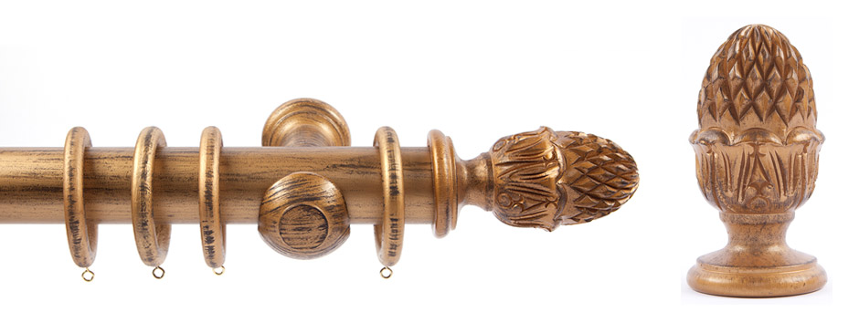 Product Shot - Pinnacle 511340 Ysabena Finial Old Gold 2
