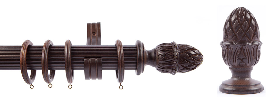 Product Shot - Pinnacle 511340 Ysabena Finial Walnut 1
