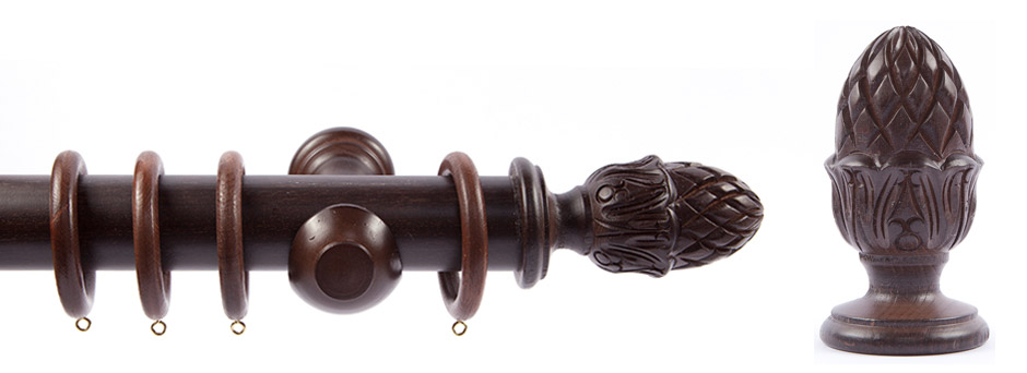 Product Shot - Pinnacle 511340 Ysabena Finial Walnut 2
