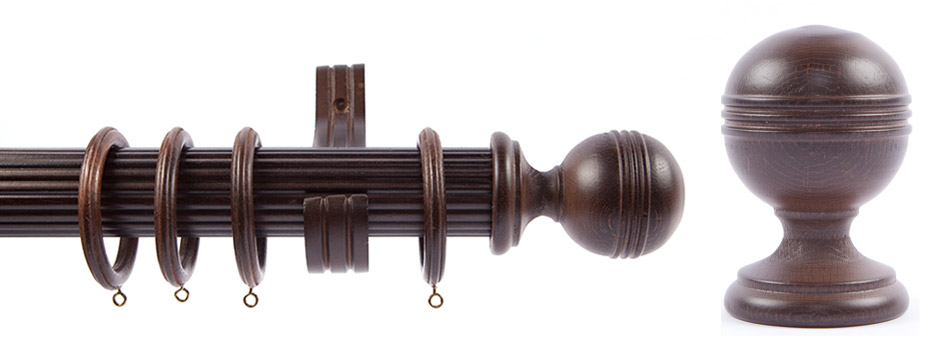 Product Shot - Pinnacle 511370 Pamplona Finial Walnut 1