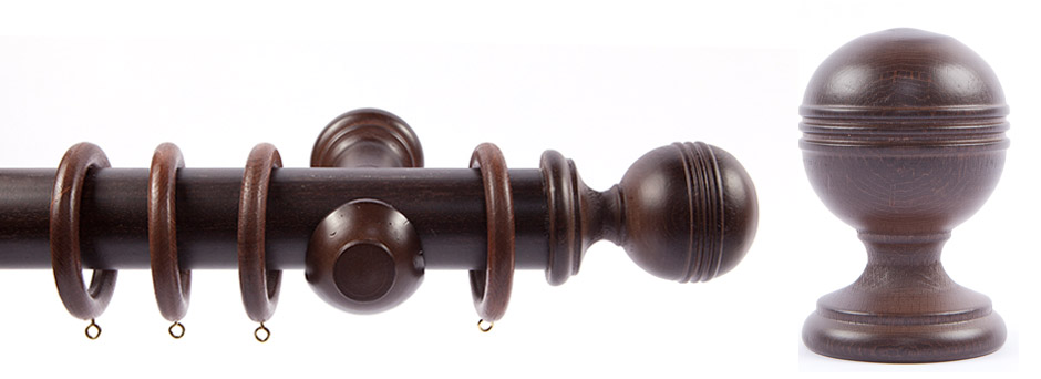 Product Shot - Pinnacle 511370 Pamplona Finial Walnut 2