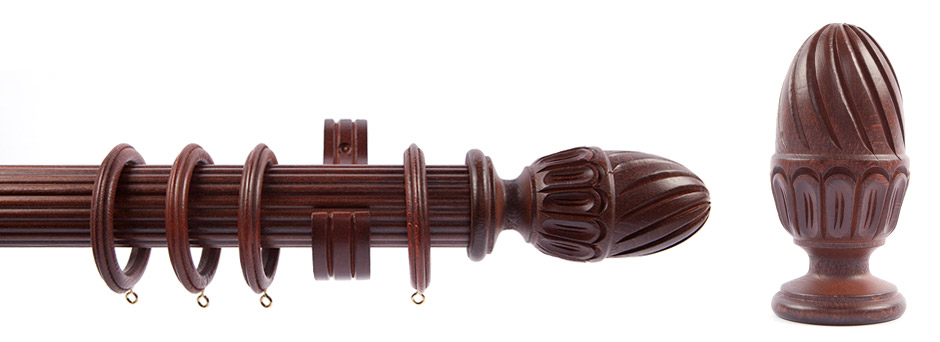 Product Shot - Pinnacle 511470 Navarro Finial Fruitwood 1
