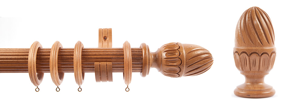 Product Shot - Pinnacle 511470 Navarro Finial Natural 1