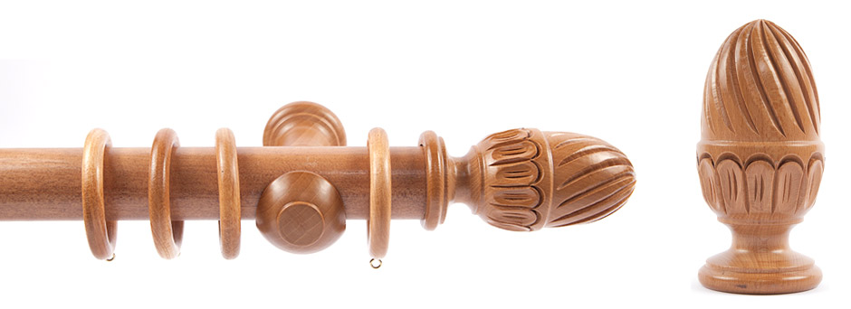 Product Shot - Pinnacle 511470 Navarro Finial Natural 2